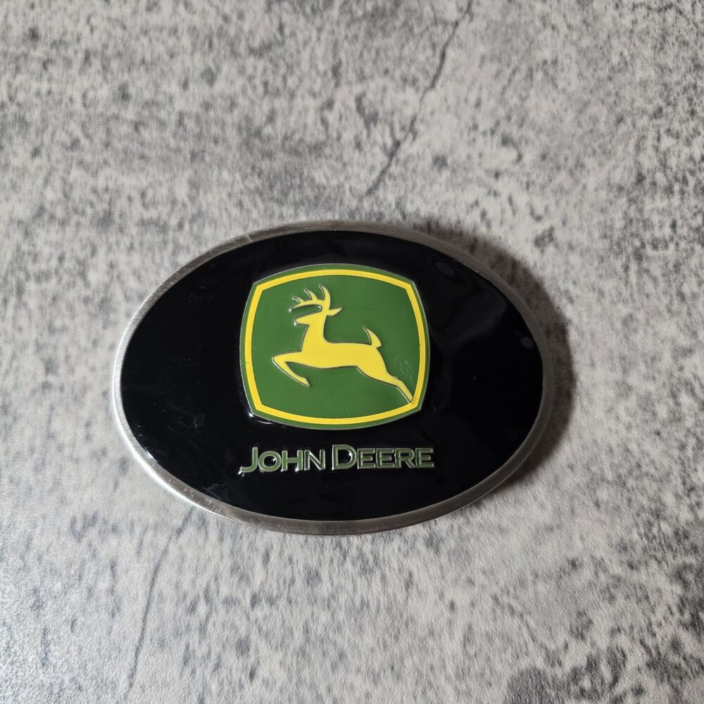 John Deere licensed product maded by Spec-Cast, Leaping Deer Logo on black